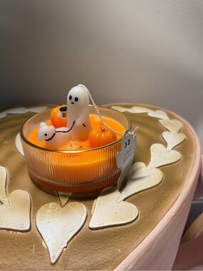 2025 Goblin & Ghoul Ghost Walking Dog in Pumpkin Field Candle